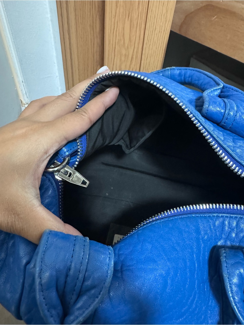 Alexander Wang Rocco bag. Royal blue. - Picture 9 of 13